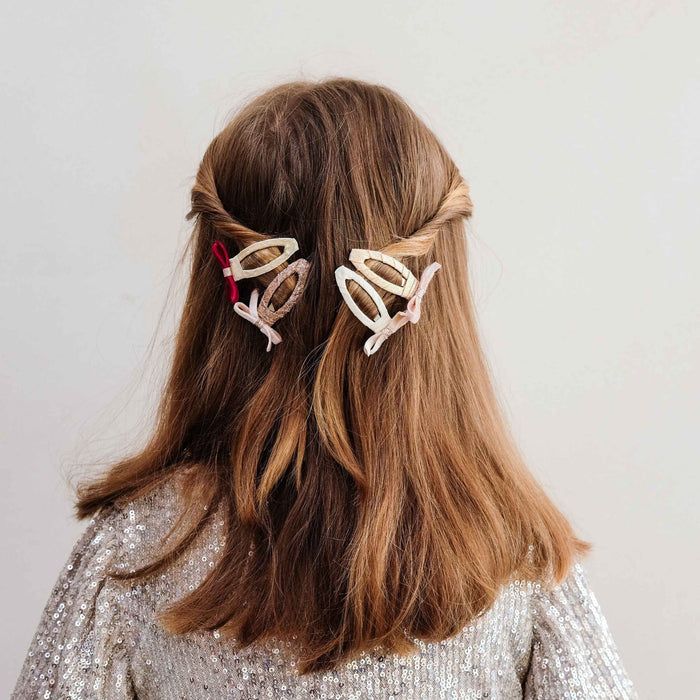 Mimi & Lula - Hair Clips - Skinny Velvet Bows