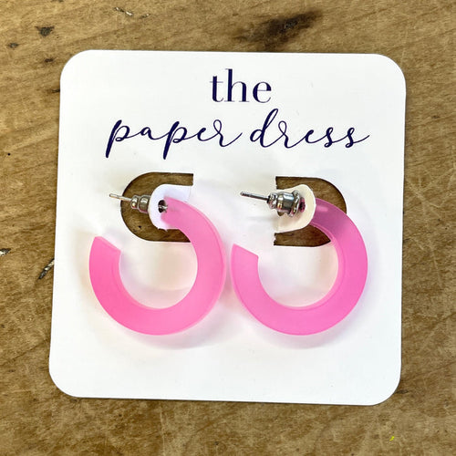 Mini Hoop Earrings (1")