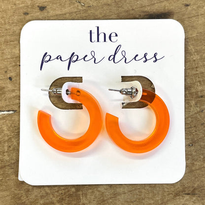 Mini Hoop Earrings (1")