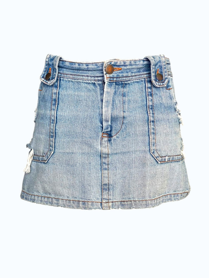 minigonna di jeans