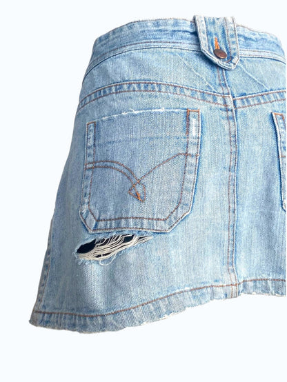 minigonna di jeans