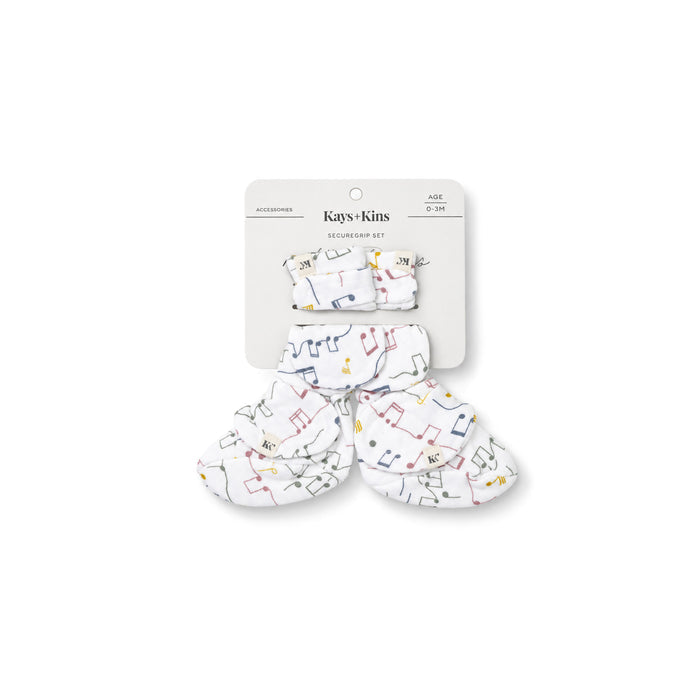 Mitts + Booties - Gentle Notes
