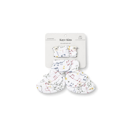 Mitts + Booties - Gentle Notes
