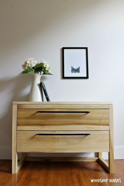 Modern Nightstand PDF Plans