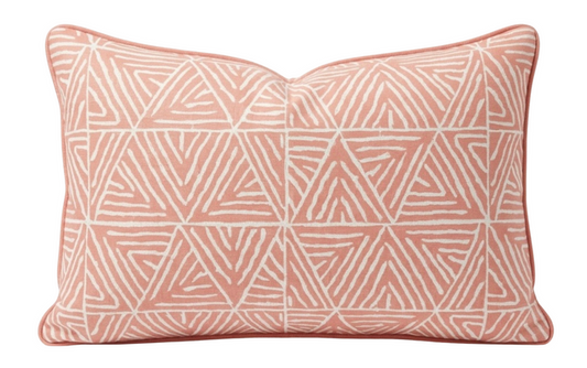 Mombasa Pillow Cover in Cinnamon, Thibaut Pillows