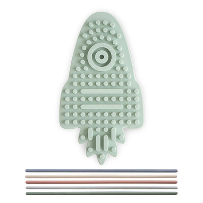 Mushie - Silicone Sensory Toy - Rocket