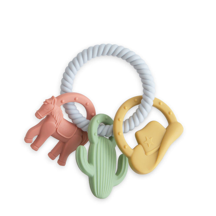 Mushie - Teething Ring - Western - Mabel & Fox