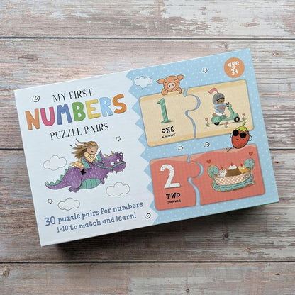My First Numbers Puzzle Pairs - Mabel & Fox
