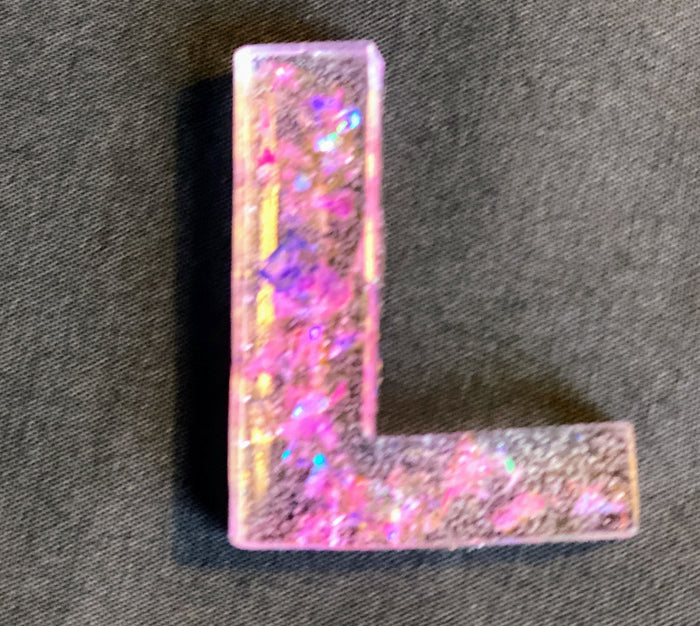 Name Letter Keychain