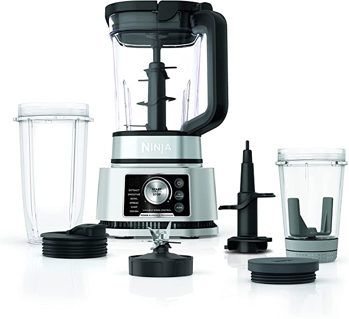 Ninja SS351 Foodi Power Blender & Processor System 1400 Watts(Refurbished)