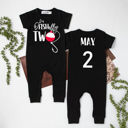 "O'fishally Two" Slim Fit 2nd Birthday Romper
