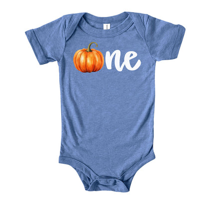 "One Pumpkin" Personalized 1st Birthday Outfit T-shirt/Bodysuit