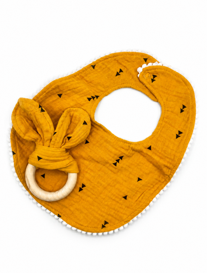 Orange Muslin Baby Gift Hamper