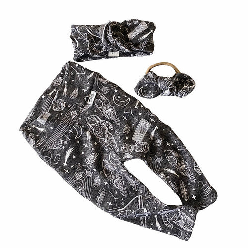 Outer Space Leggings and/or Headbands