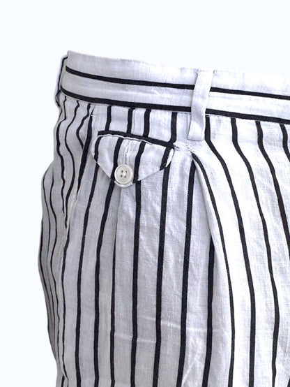 Pantaloni bianchi a righe uomo Dolce&Gabbana