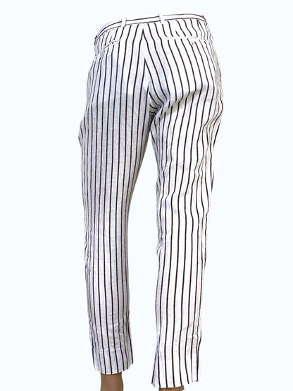 Pantaloni bianchi a righe uomo Dolce&Gabbana