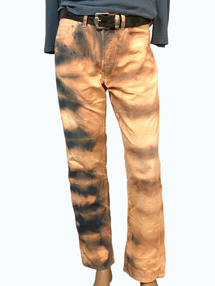 pantaloni in velluto a coste Levi's tie-dye