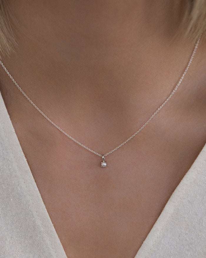 Pearl Birthstone Necklace