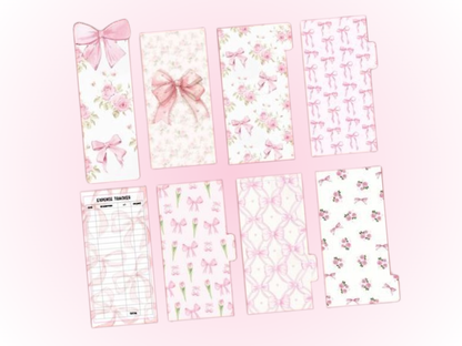 Pink Bow Set | Budget Bundle | Set of 8