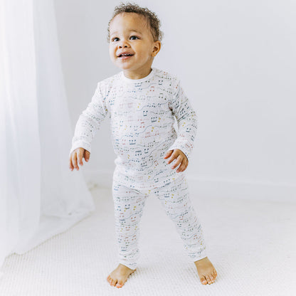 PJ Set -Gentle Notes