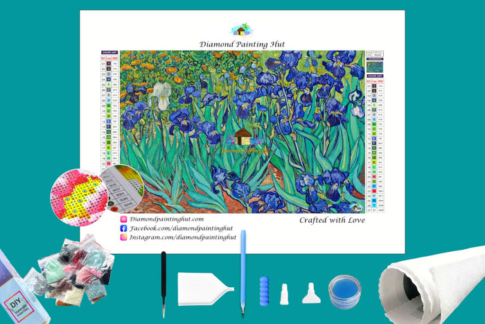Planted Irises Van Gogh Diamond Painting