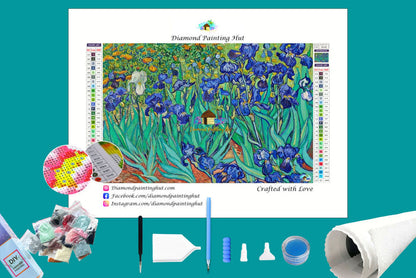 Planted Irises Van Gogh Diamond Painting