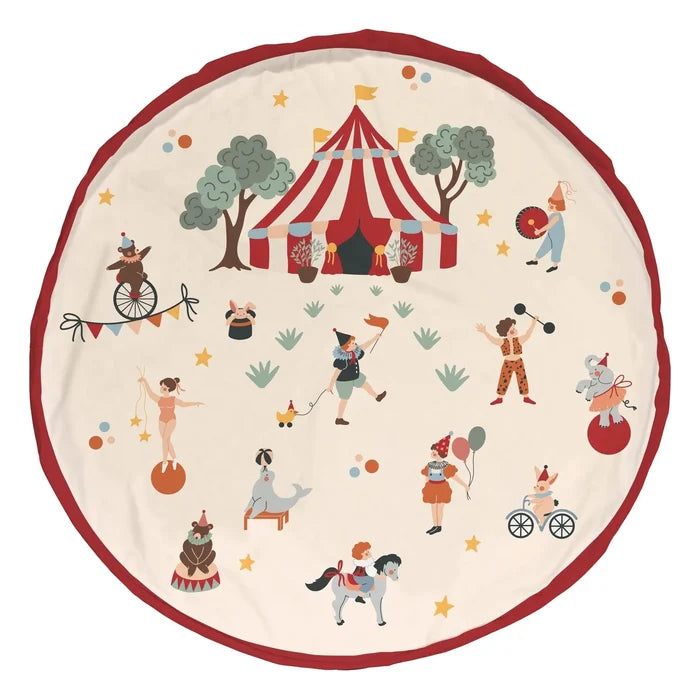Play & Go - Activity Play Mat & Storage Bag - Circus - Mabel & Fox