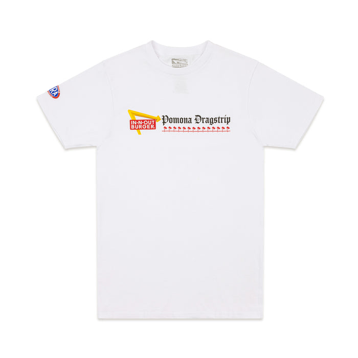 Pomona Dragstrip Tee White