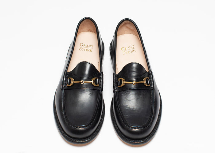 8.5D Horsebit Loafer Black Calf