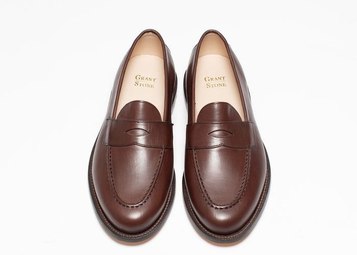 11.5EEE Traveler Penny Tobacco Calf