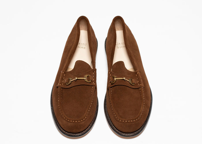 13D Horsebit Loafer Bourbon Suede