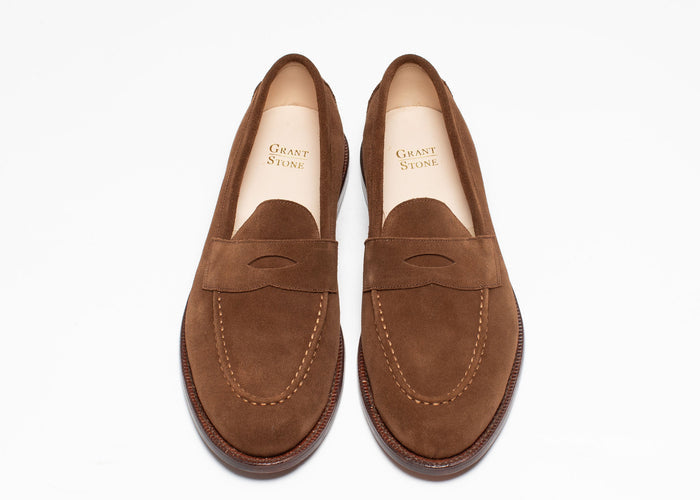 13D Traveler Penny Bourbon Suede