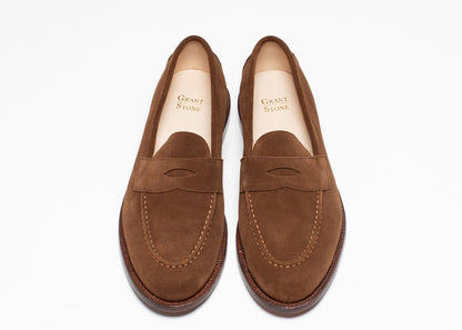 13D Traveler Penny Bourbon Suede
