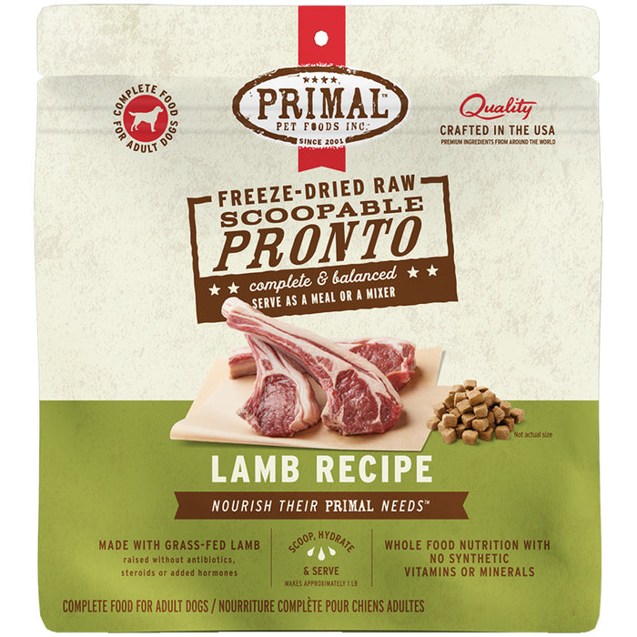 Primal Freeze Dried Dog Food Pronto Variety Pack - 16 oz - Dog.Dog.Cat.