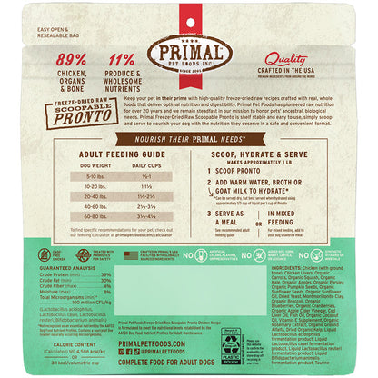 Primal Freeze Dried Dog Food Pronto Variety Pack - 16 oz - Dog.Dog.Cat.