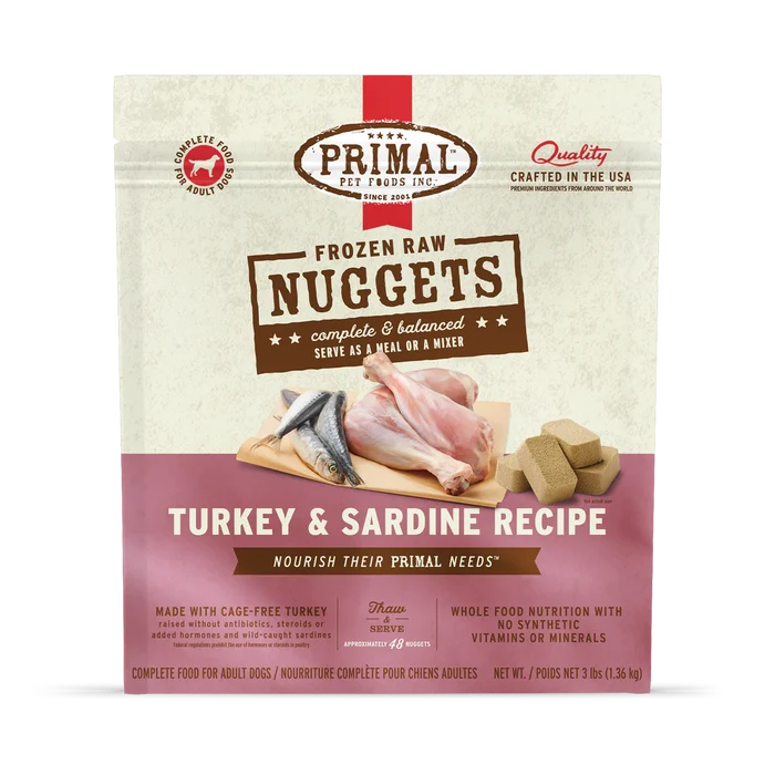Primal Frozen Raw Dog Food - Beef, Chicken, Duck, Lamb, Pheasant, Pork, Quail, Rabbit, Venison - Dog.Dog.Cat.