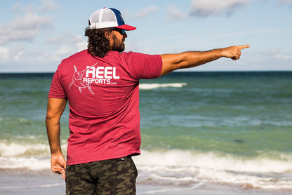 ReelReports Icon Shorr Sleeve (Cardinal)