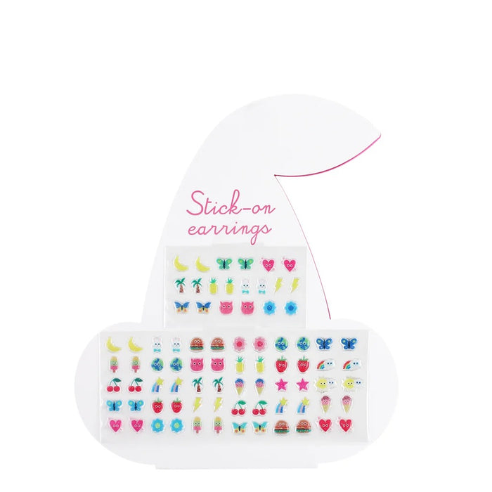 Rex London - Stick On Earrings (40 pairs) - Cherry - Mabel & Fox