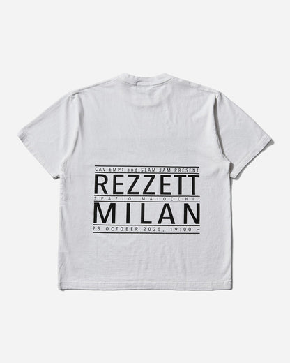 Cav Empt Cav Empt X Slam Jam Rezzett T-Shirt White T-Shirts Shortsleeve CES28T23 WHT