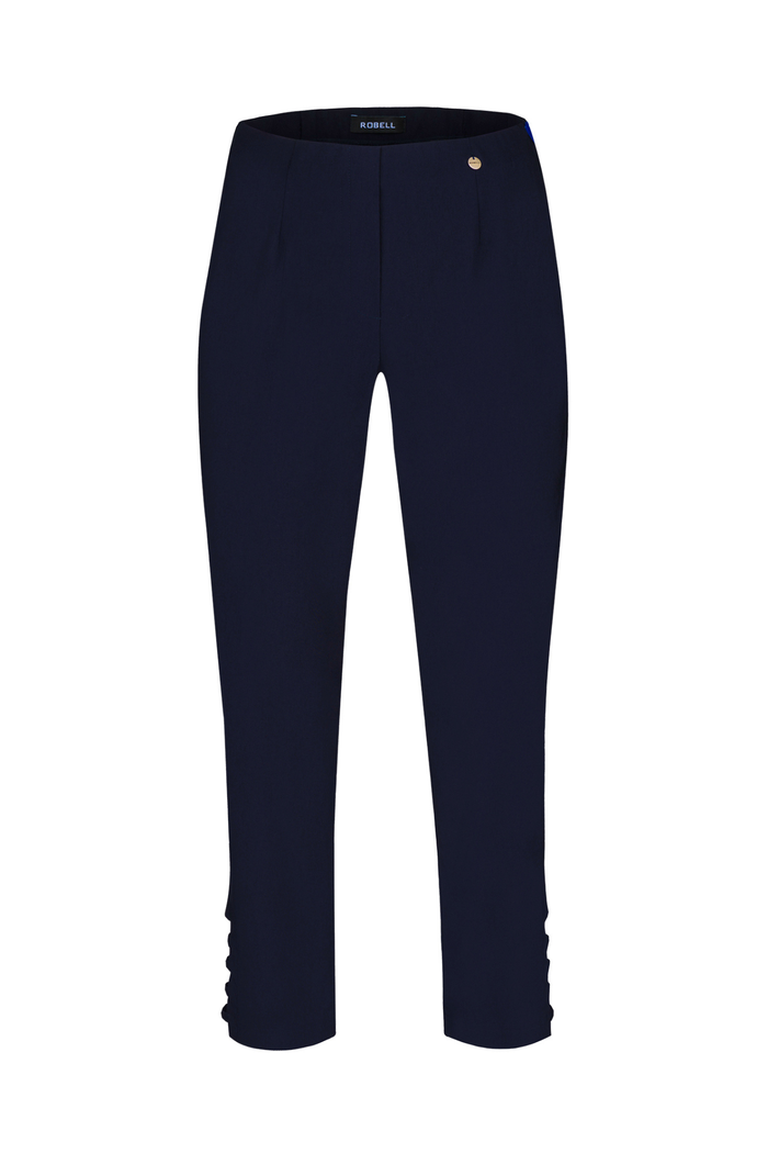 Robell Lena 09 trousers in stretch bengaline with a flattering pull-on fit. Smart, comfortable and easy to wear. Shop now at Dotique.