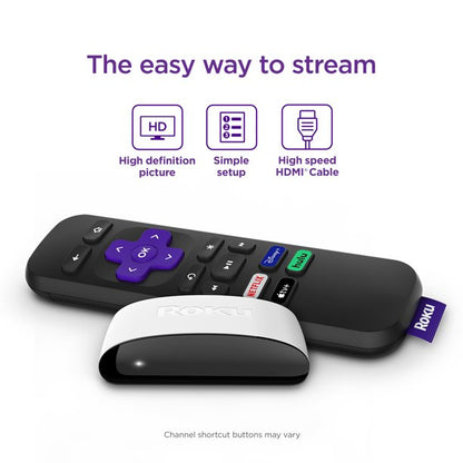 Roku LE HD Streaming Media Player with High Speed HDMI Cable