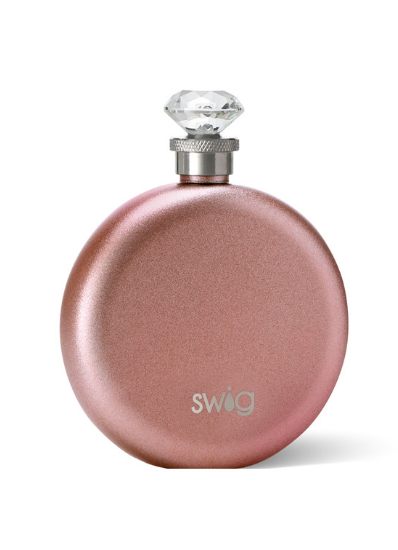 Rose Gold Round Flask (5 oz.)