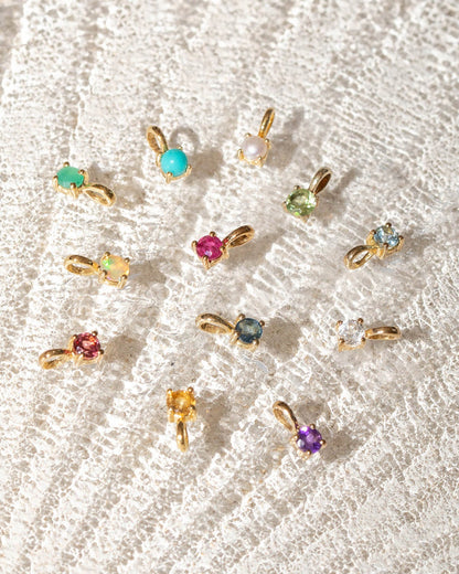 Ruby Birthstone Charm