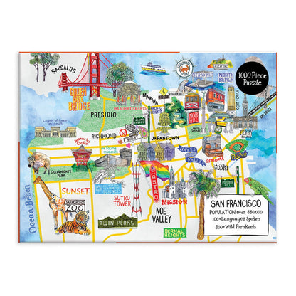San Francisco 1000 Piece Jigsaw Puzzle 1000 Piece Puzzles Cities Collection