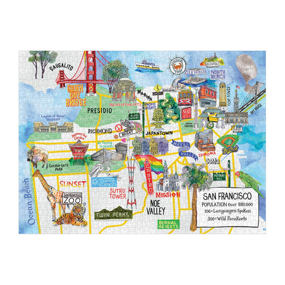 San Francisco 1000 Piece Jigsaw Puzzle 1000 Piece Puzzles Cities Collection