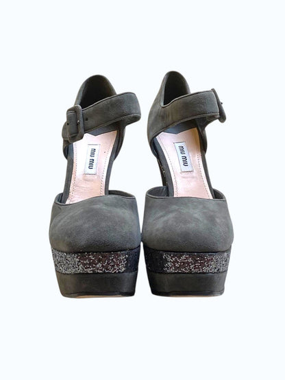 sandalo con tacco MiuMiu