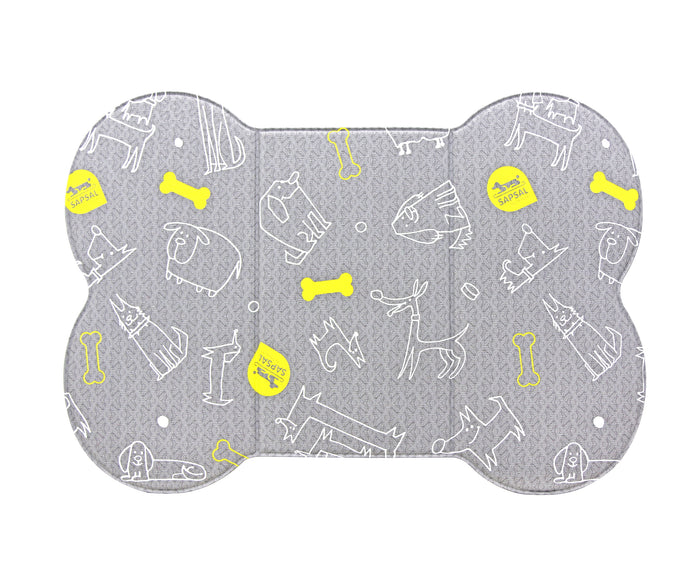 SAPSAL Pet mat-Myfriends Grey (Small)