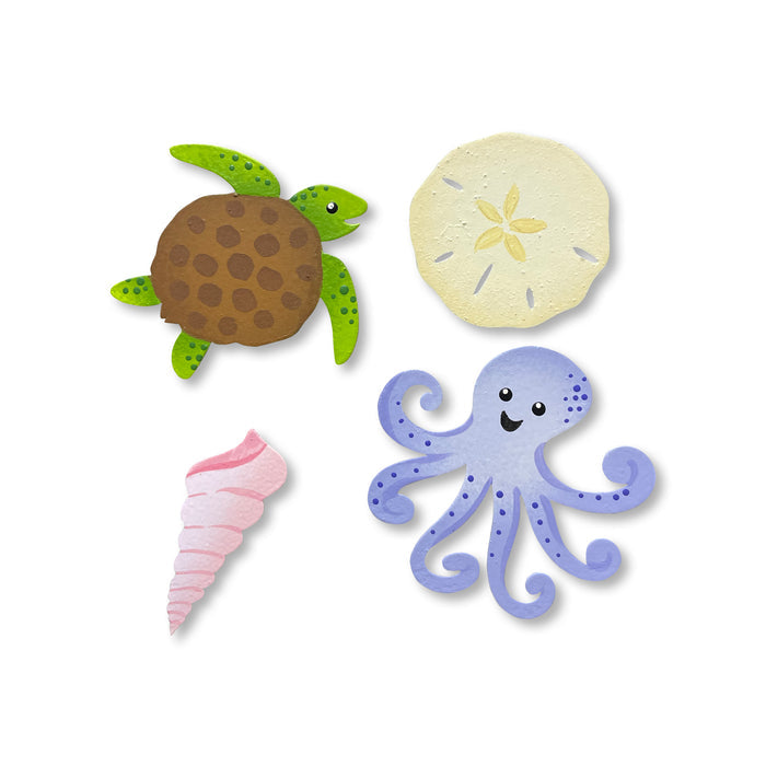 Seashell & Critter Magnets S/4