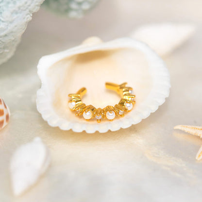 Seaside Pearl Ear Cuff