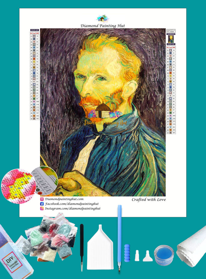 Self Portrait by Vincent Van Gogh Diamond Painting